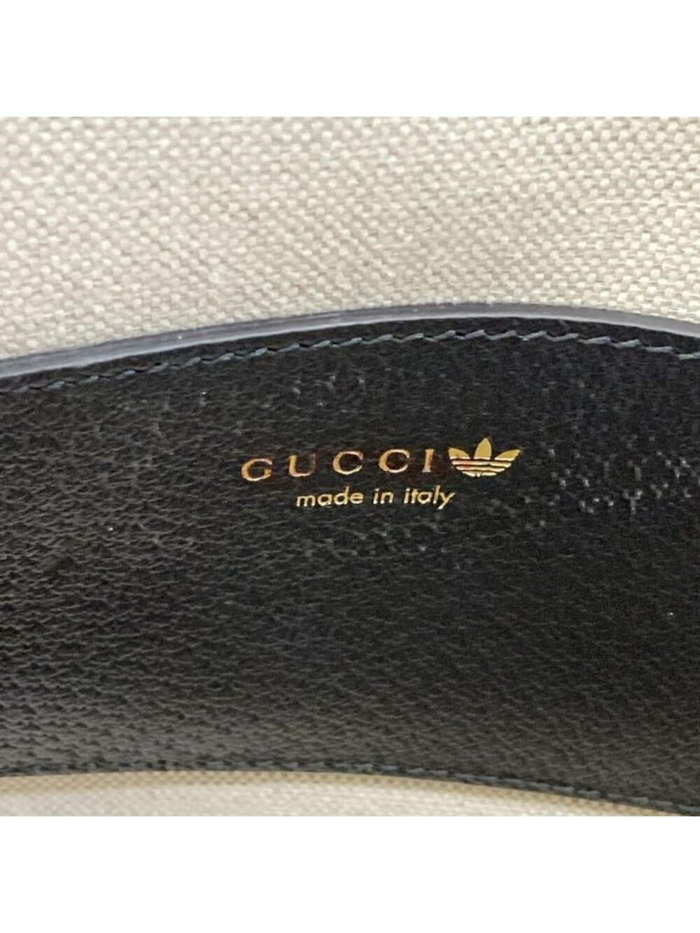 Gucci Handbag Horsebit Black White Adidas Collaboration Leather - Picture 9 of 15